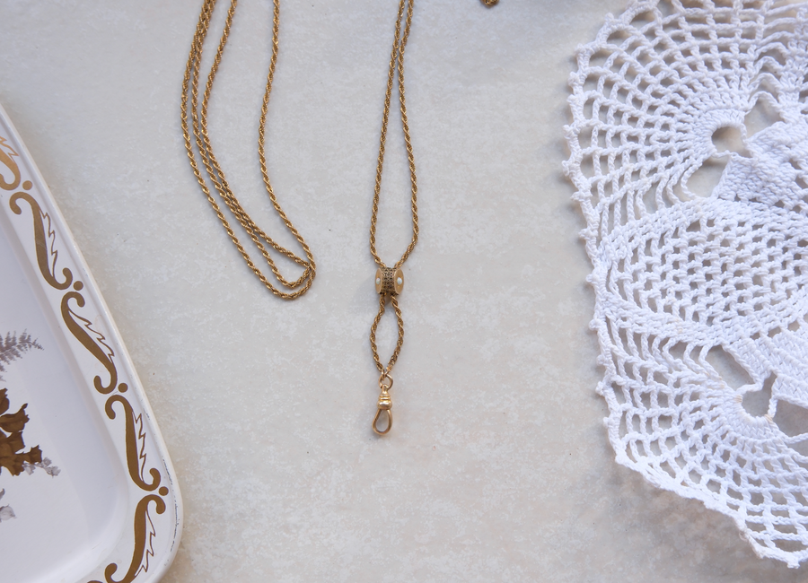 Honora Opal Gold-Filled Lorgnette Chain (XL) - Stone Cooper