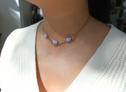 Beverly Fire Opal Lavaliere Necklace - Stone Cooper