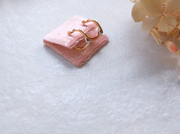 14K Penelope Two-Toned Heart Huggies - Stone Cooper