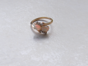 Opal and Diamond Antique Toi et Moi Ring 14k (8)