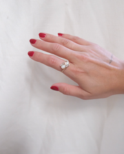 Opal and Diamond Antique Toi et Moi Ring 14k (8)