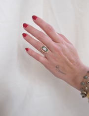 10K Jade Diamond Estate Ring (5.25) - Stone Cooper