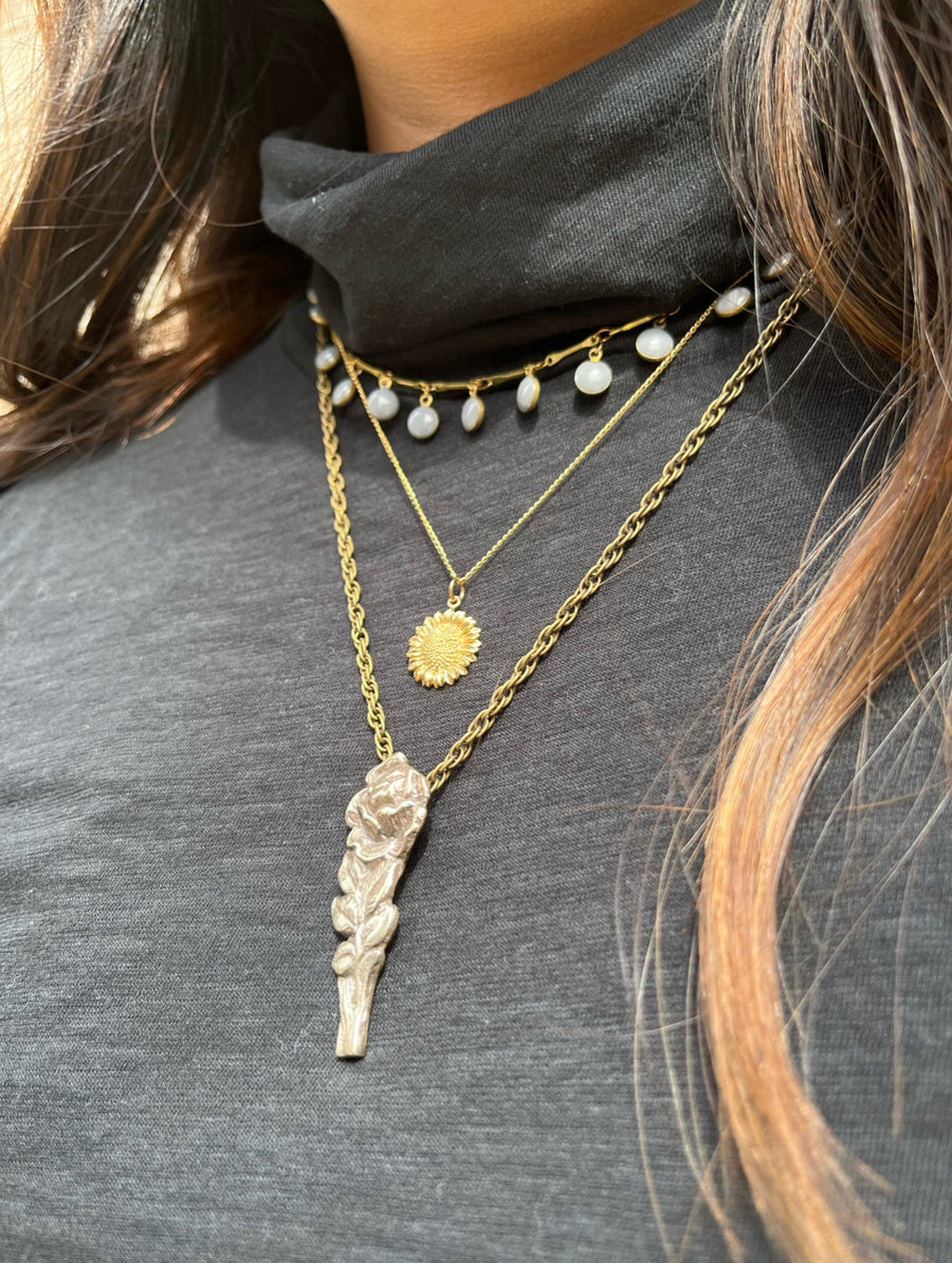 The Sunflower Necklace - Stone Cooper