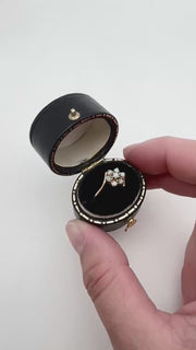 Vintage Opal Flower Ring 10K (6)