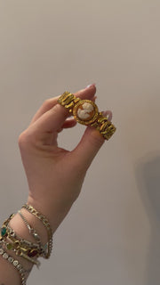 Claudette Antique Cameo Expansion Bracelet