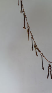 Epic Vintage Tool Chest Charm Necklace