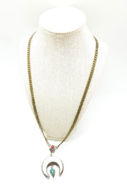 The Riley Moon Necklace - Stone Cooper