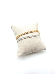 Sterling Michele Bracelet - Stone Cooper