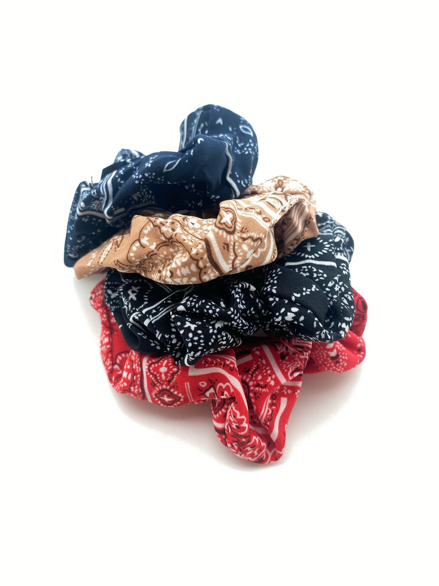 Bandana Scrunchie - Stone Cooper